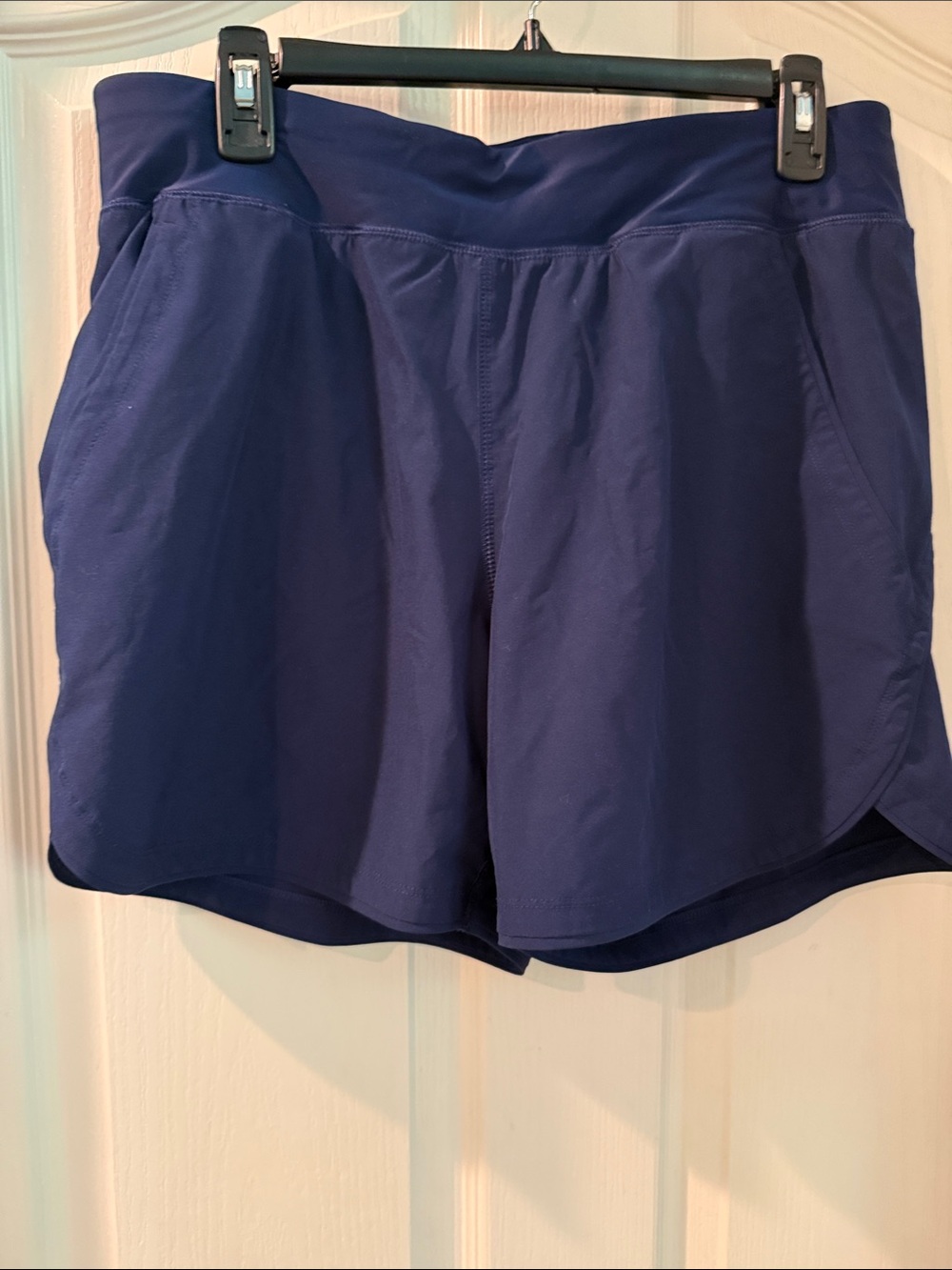 Lands' End Deep Navy Athletic Shorts
